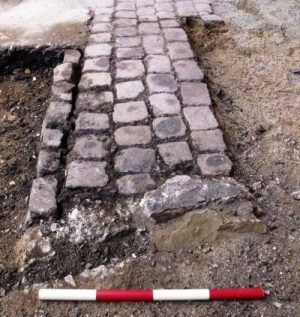 Peterborough History Cathedral Square - Stone Setts