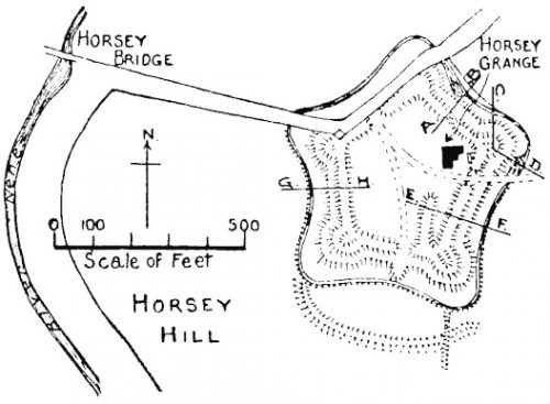 Plan of Horsey Hill Civil War Fort