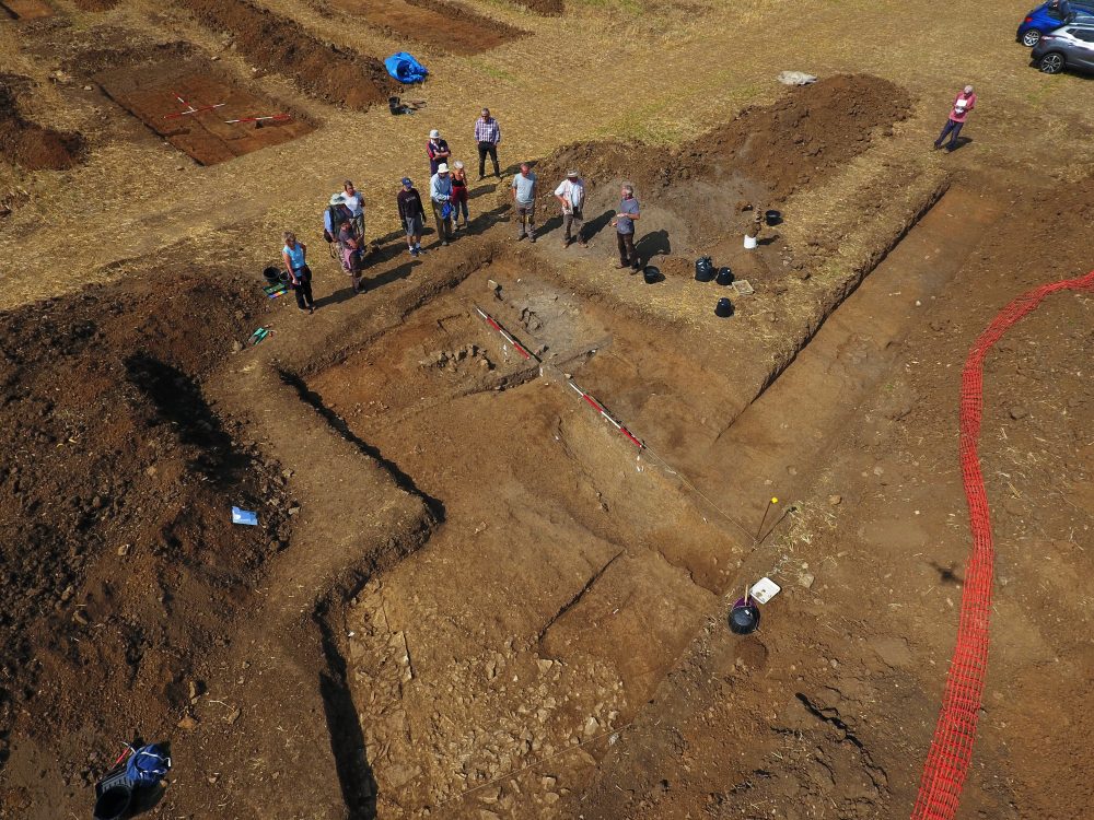 nassinton dig 30 aug 2018 - trench 12