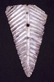water newton treasure - triangular leaf plaque