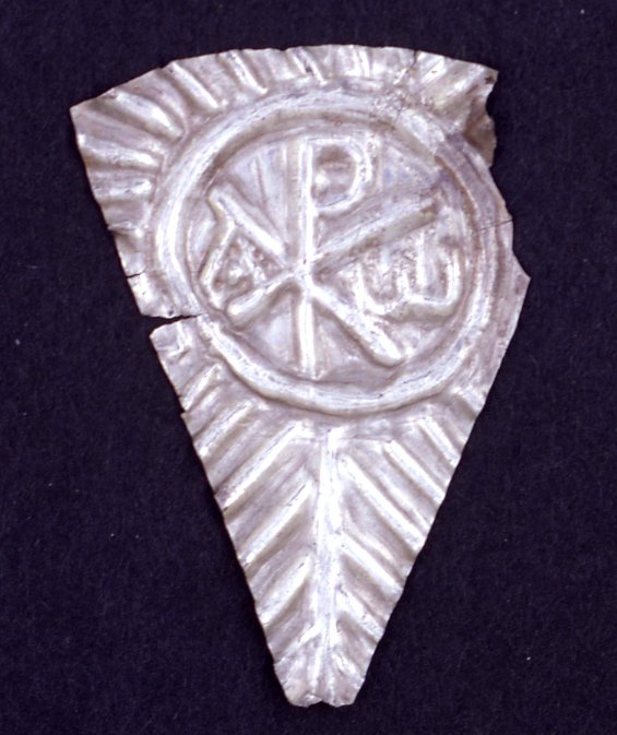 water newton hoard - plaque with chi-rho