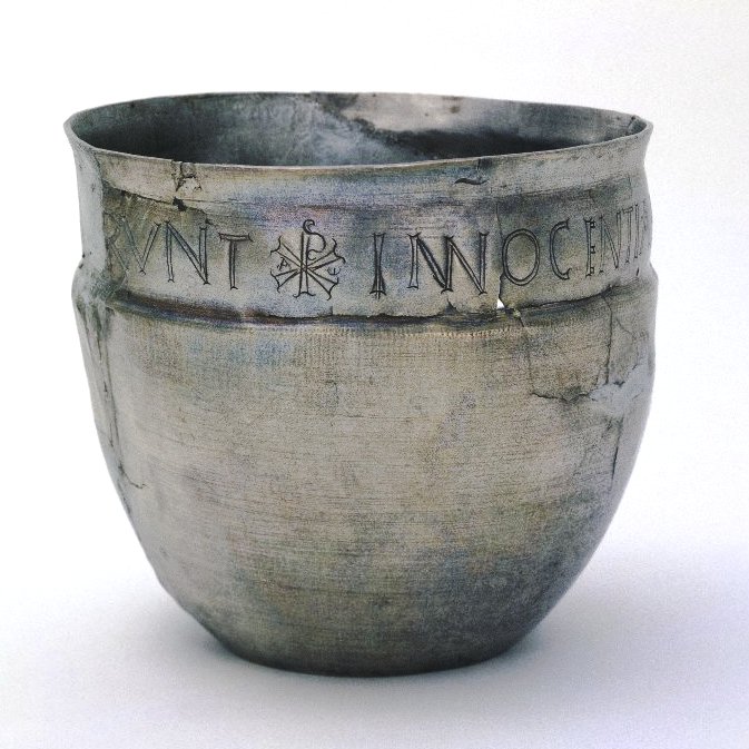 water newton treasure - inscribed cup - innocentia