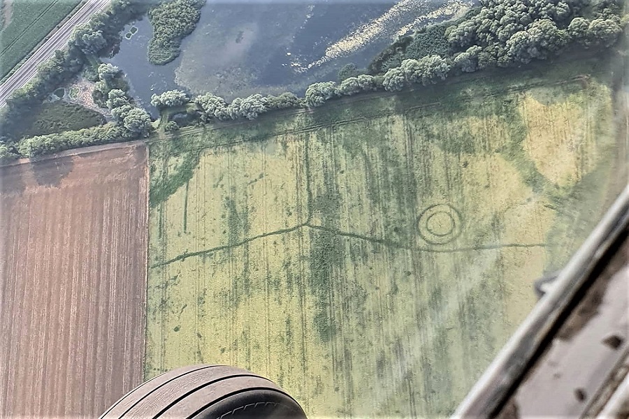 helpston aerial crop marks