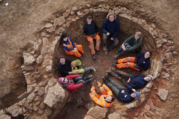 Priors Hall - Lime Kiln and Oxford Archaeology East Team