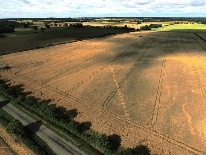 bainton prehistoric crop marks