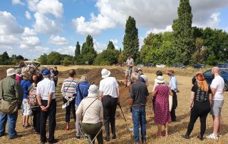 crowland excavation visit 2022