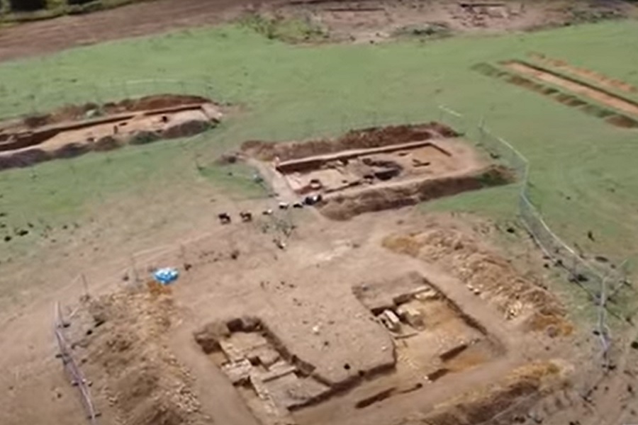 rutland villa excavation - 2022