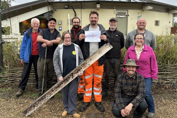 Flag Fen Auger Team on Friday 3rd October